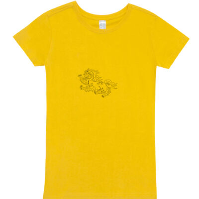 Ladies Modern Fit – Black  Snow Lion Thumbnail