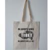 Budget Calico Tote Bag Thumbnail